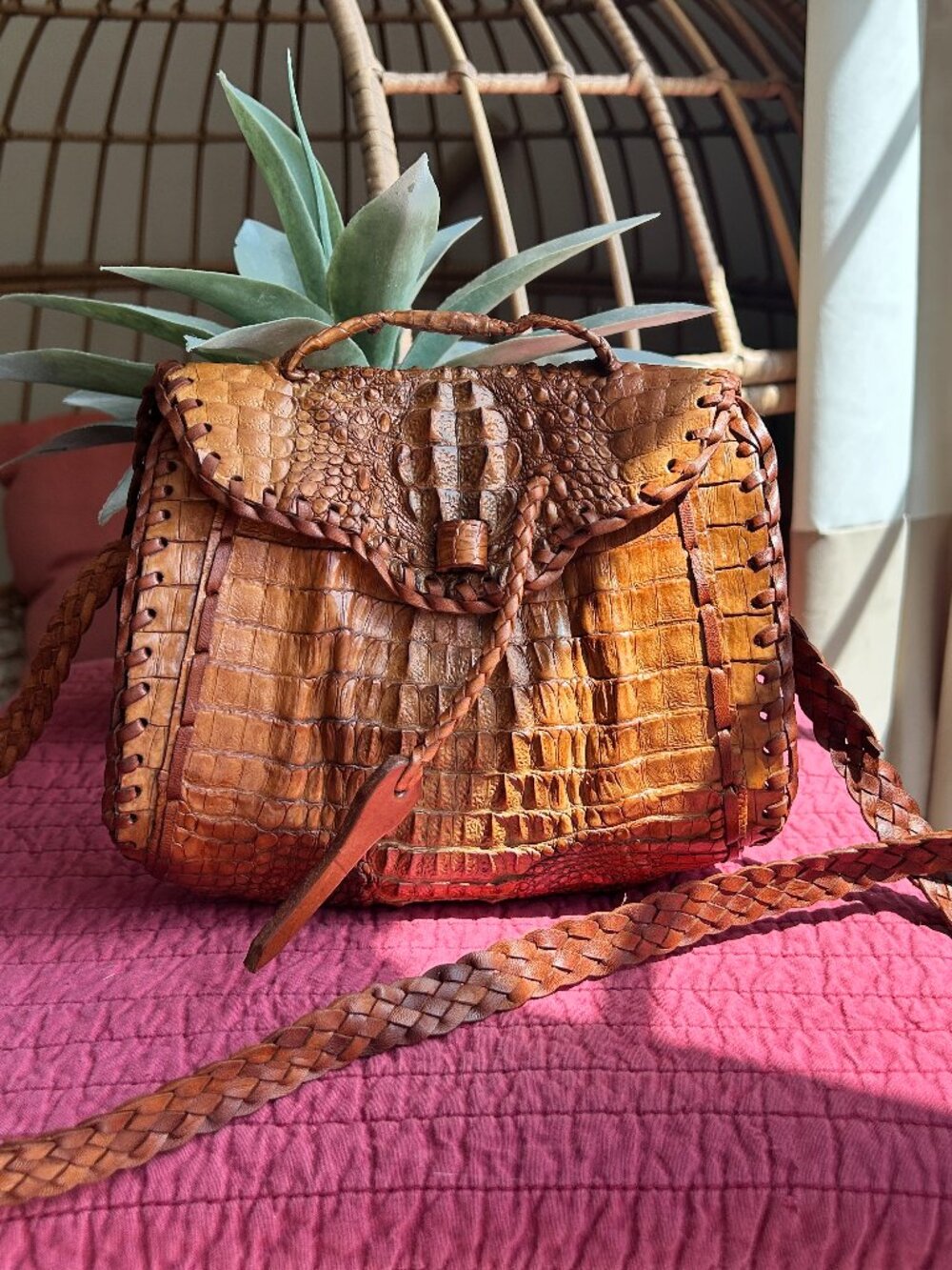 Vintage Alligator bag